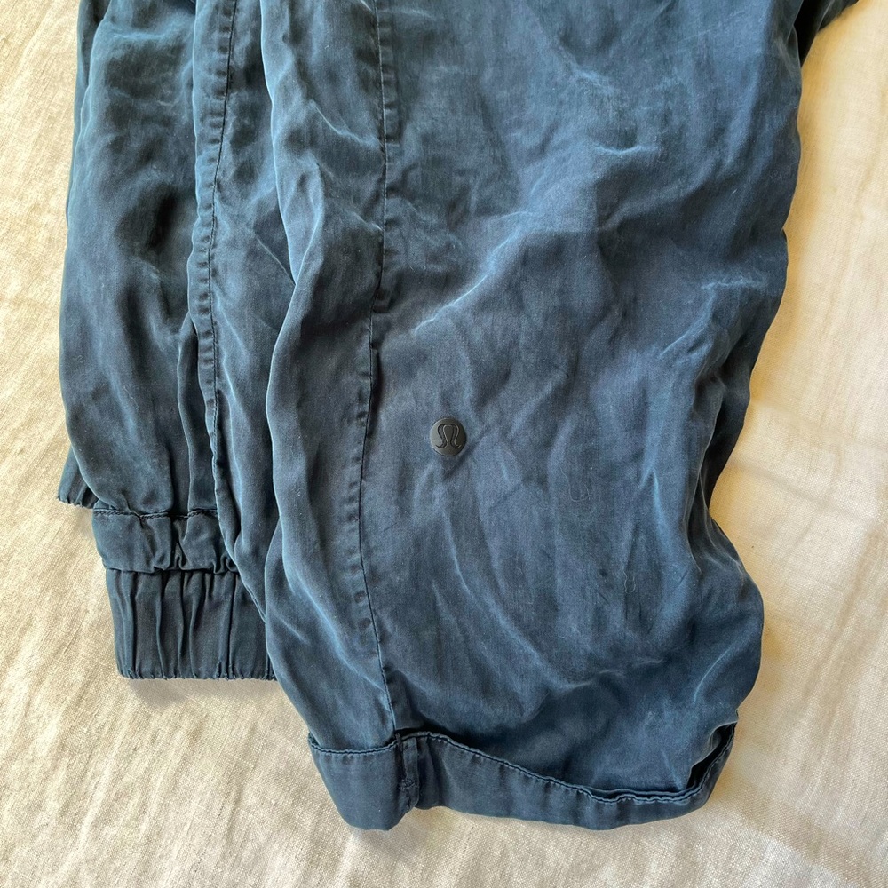 Lulu Lemon Nylon Black Joggers Size XS-S